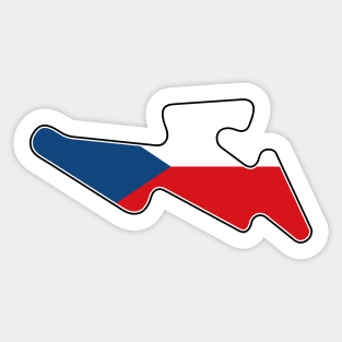 Brno Circuit [flag] Sticker